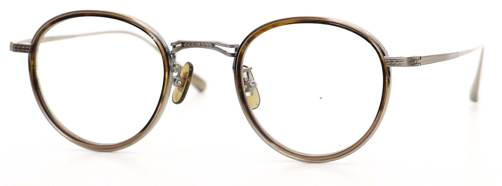 眼鏡のカラータイプC-3 Brown-Half/At-Gold
