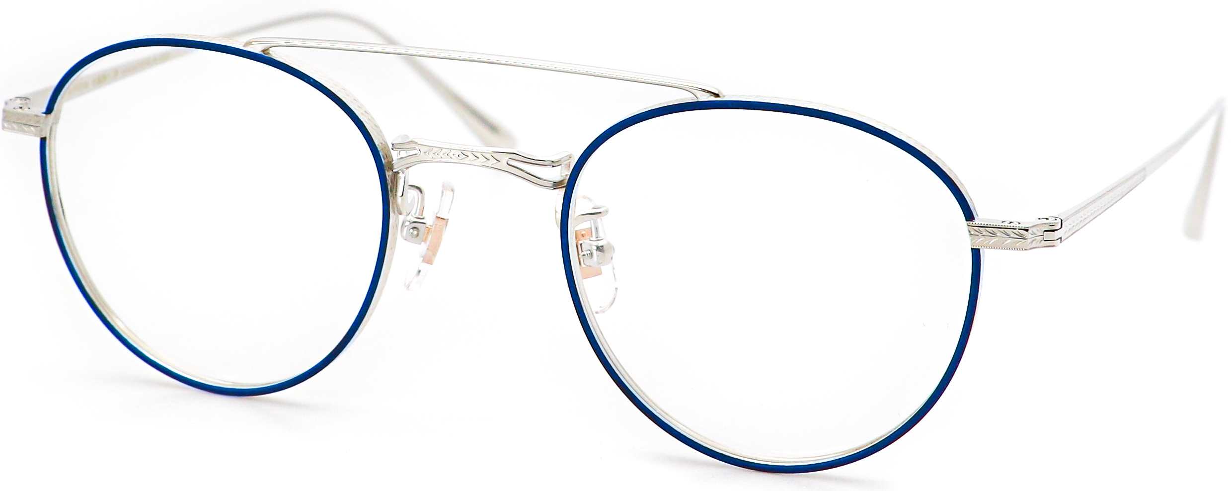 眼鏡のカラータイプC-2 Blue-Matt/Silver