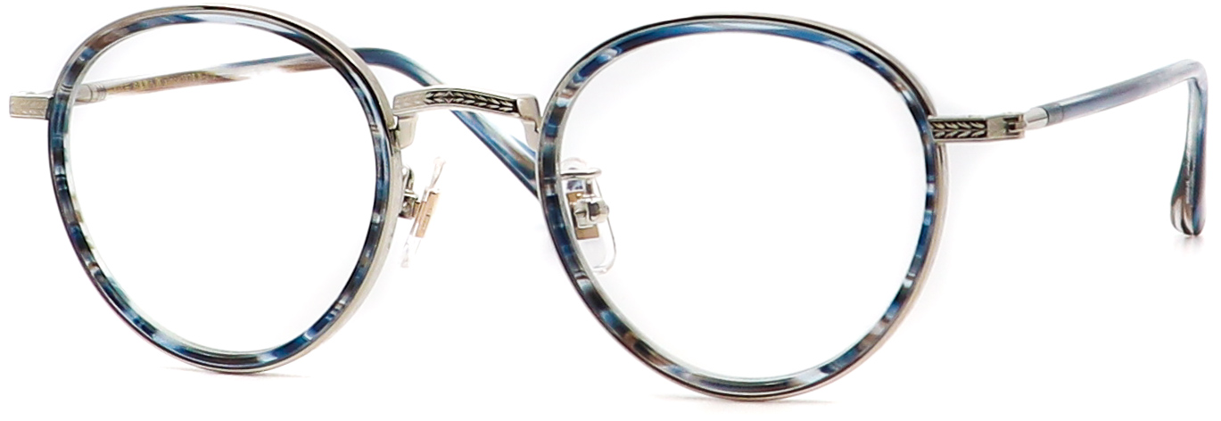 眼鏡のカラータイプC-3 Blue-Sasa/Silver