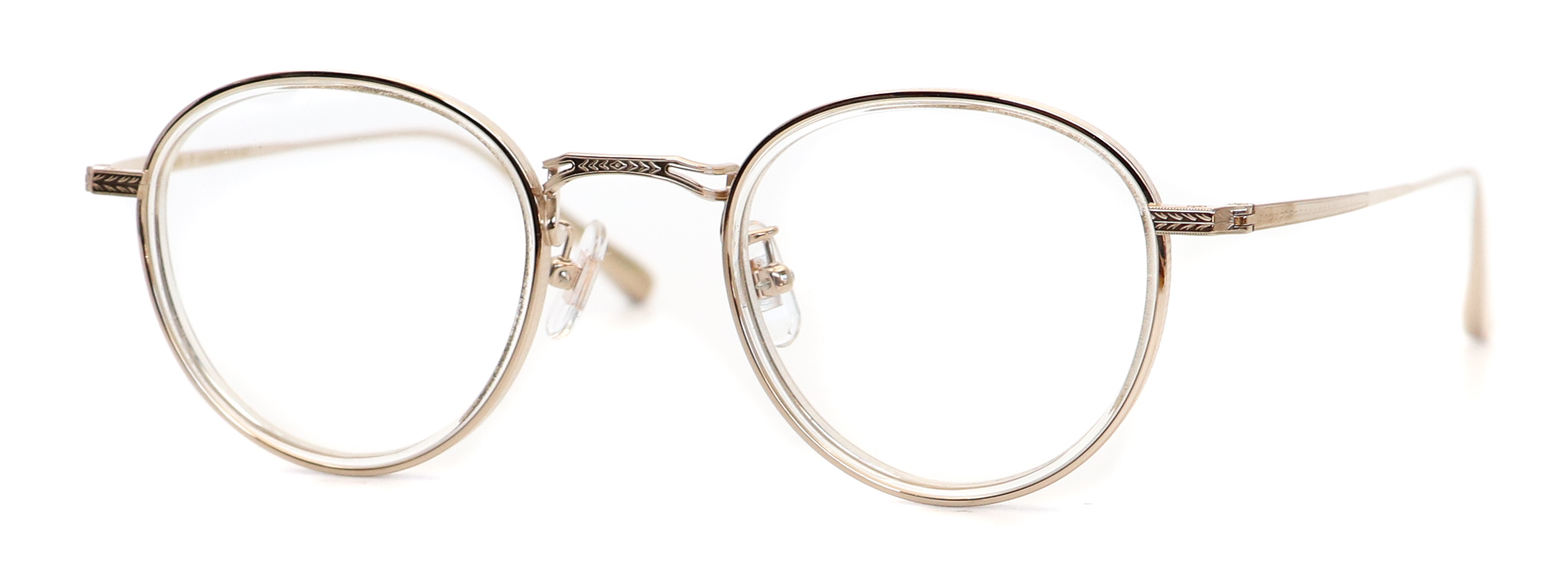 眼鏡のカラータイプC-1 Clear/Gold