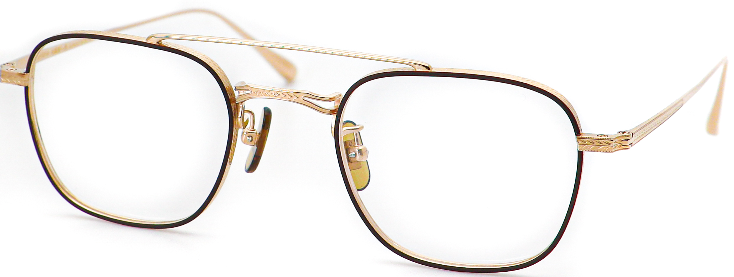 眼鏡のカラータイプC-1 Brown-Matt/Gold