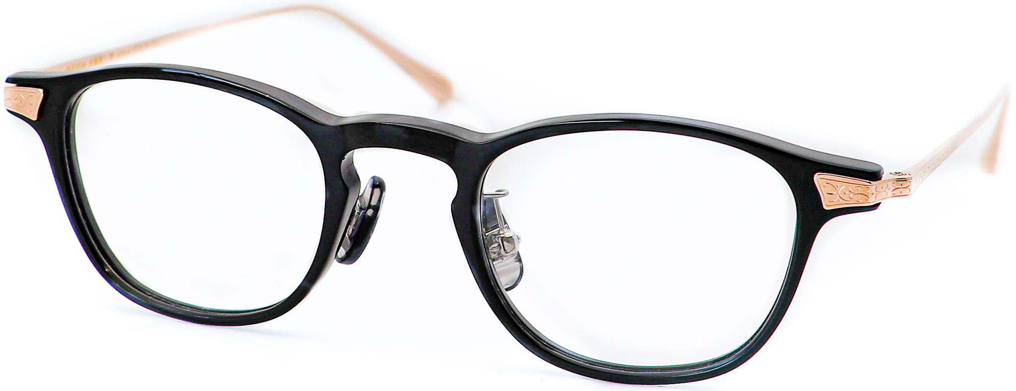 眼鏡のカラータイプC-1 Black/RoseGold