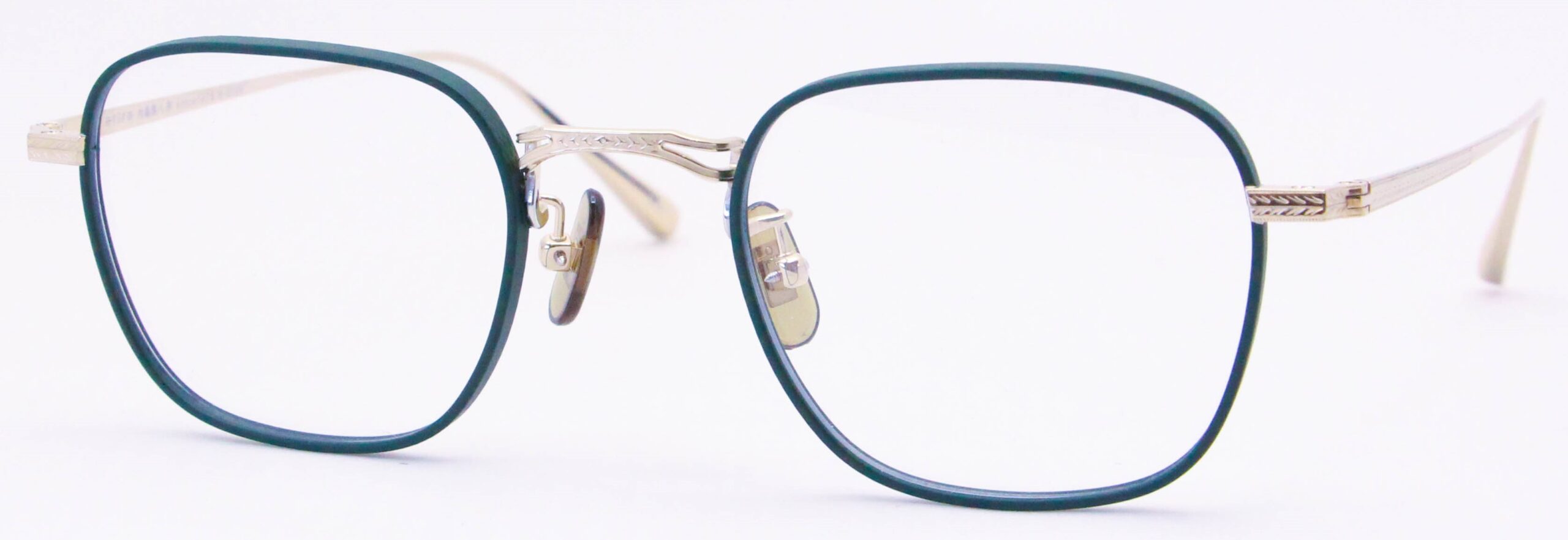 眼鏡のカラータイプC-5 Green-Matt/Gold