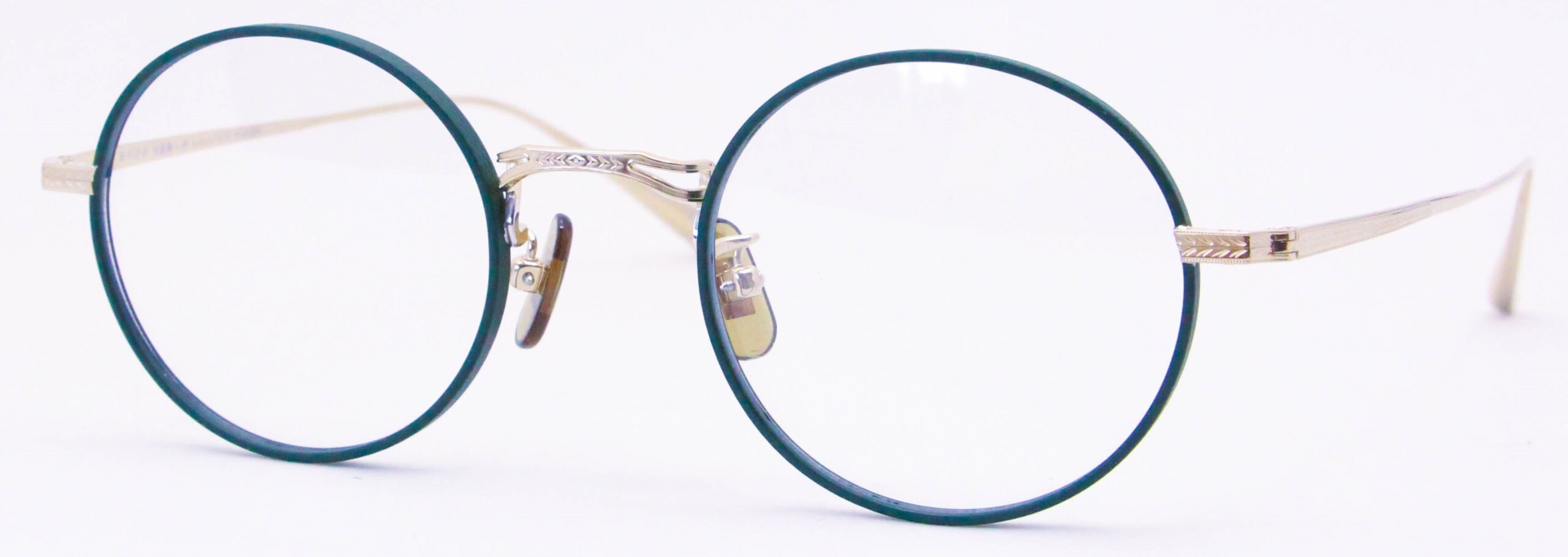 眼鏡のカラータイプC-5 Green-Matt/Gold