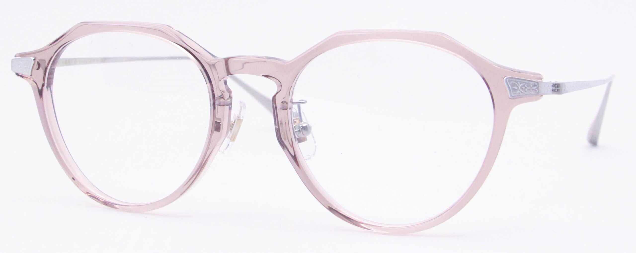 眼鏡のカラータイプC-6 Pink-Brown/Silver