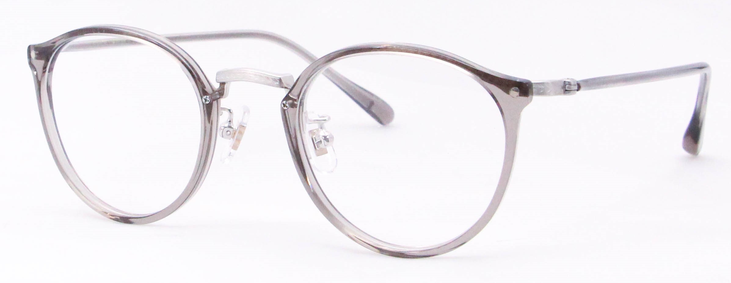 眼鏡のカラータイプC-6 Gray/Silver サンプラチナ飾り