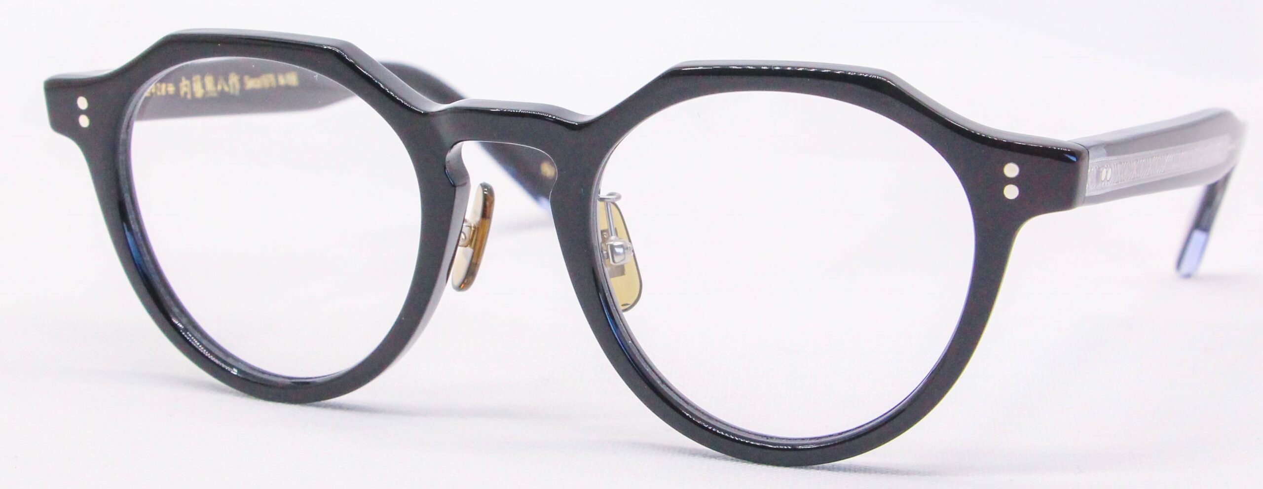 眼鏡のカラータイプC-1 Black/Clear