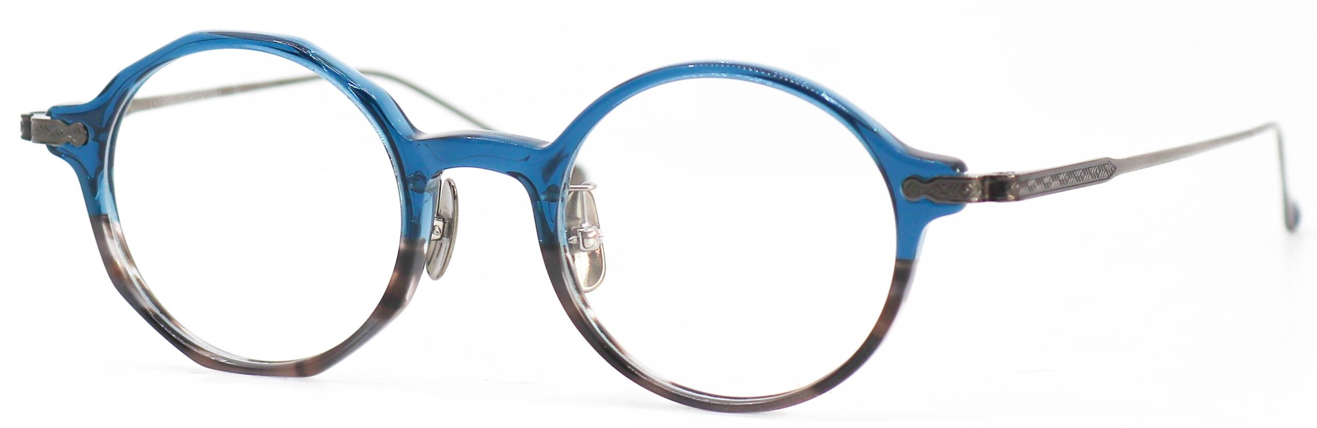 眼鏡のカラータイプC-6 Blue-GraySasa/At-Silver