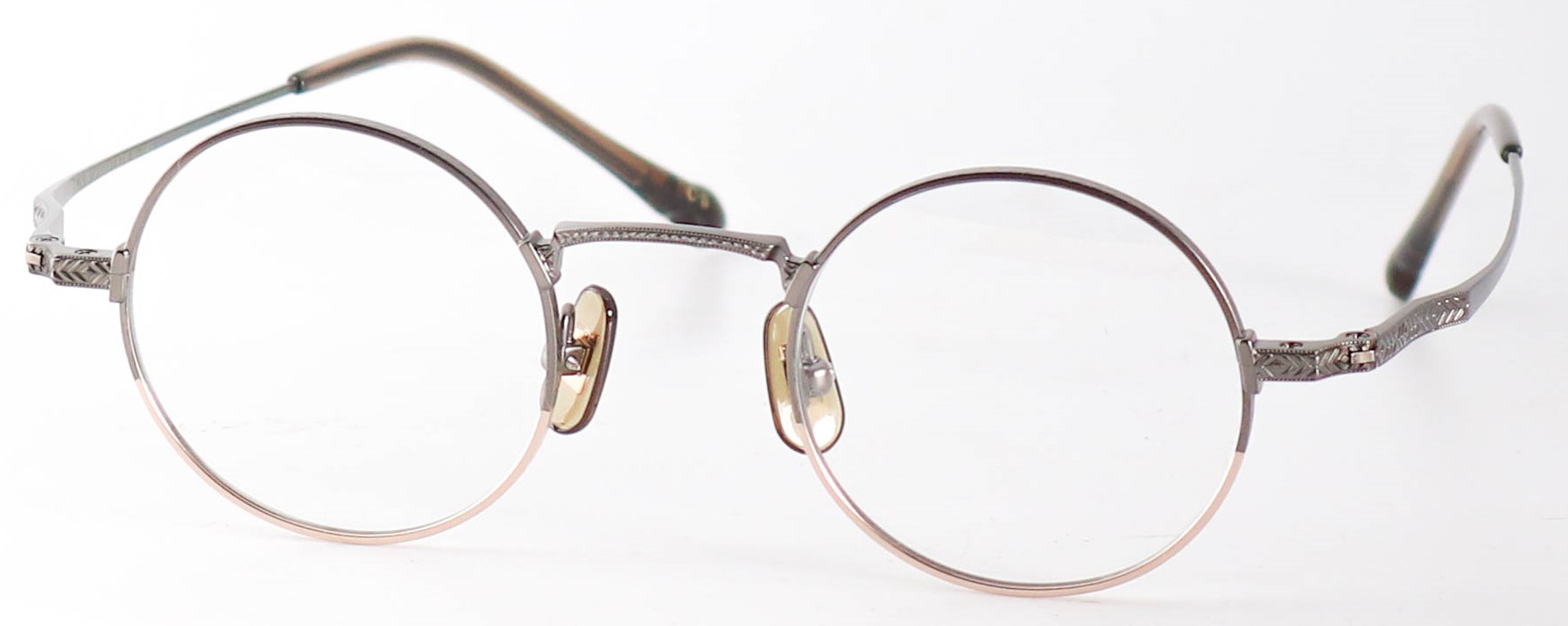 眼鏡のカラータイプC-5 Gray-Matt/Gold-Matt