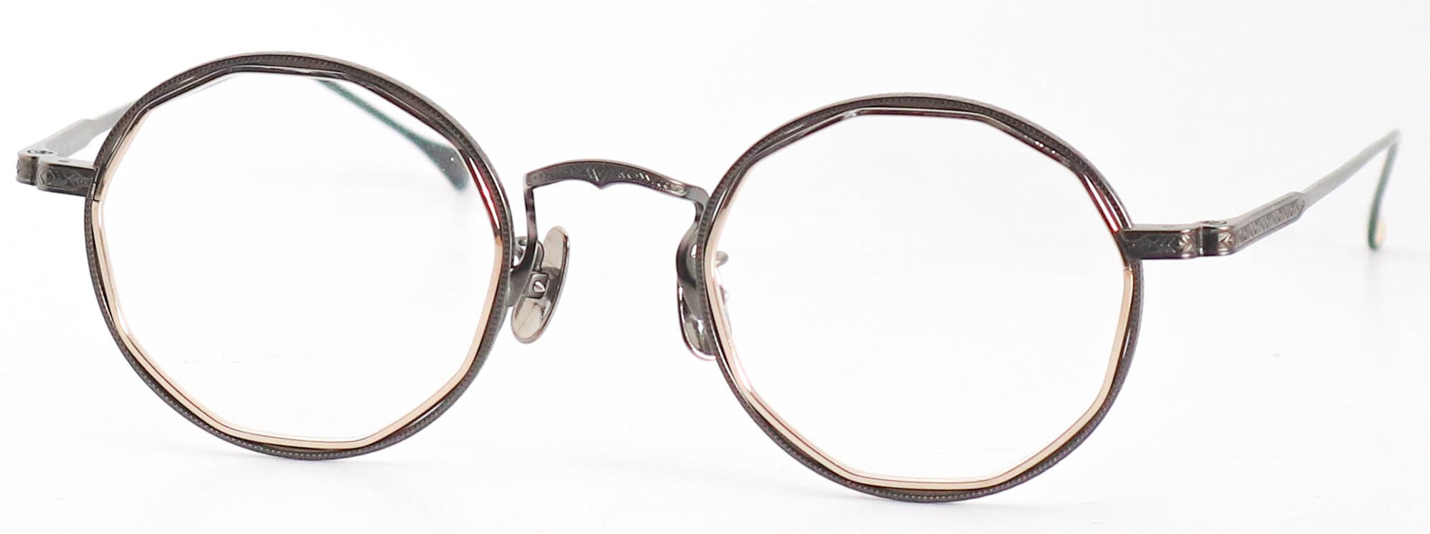 眼鏡のカラータイプC-4 Gold/Gray-Matt