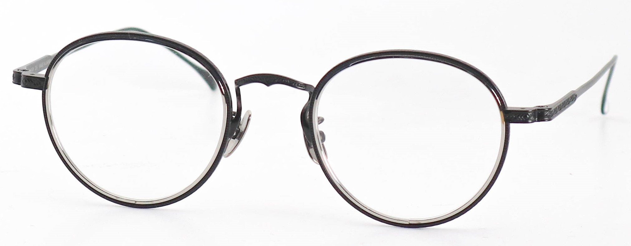 眼鏡のカラータイプC-5 Silver/Black-Matt