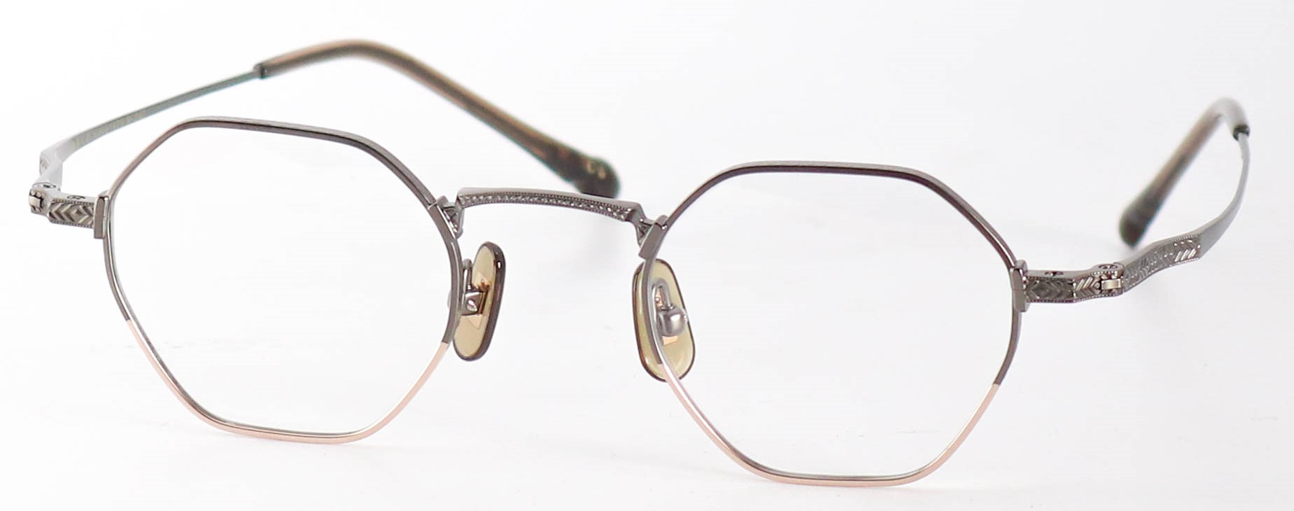 眼鏡のカラータイプC-5 Gray-Matt/Gold-Matt