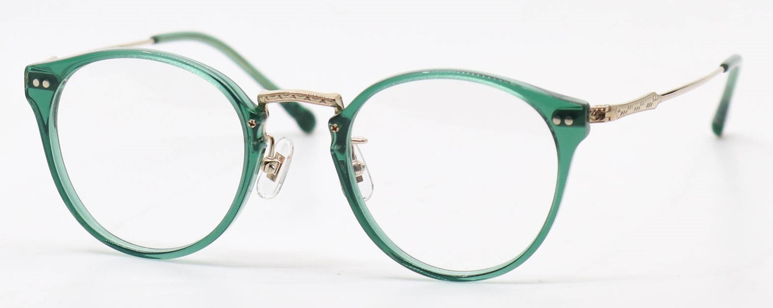 眼鏡のカラータイプC-5 Green/Gold