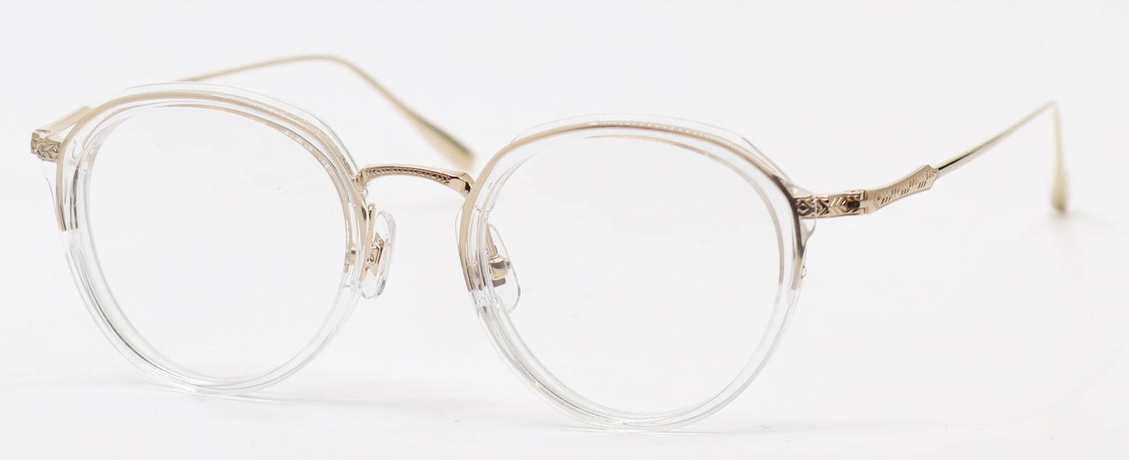眼鏡のカラータイプC-4 Clear/Gold