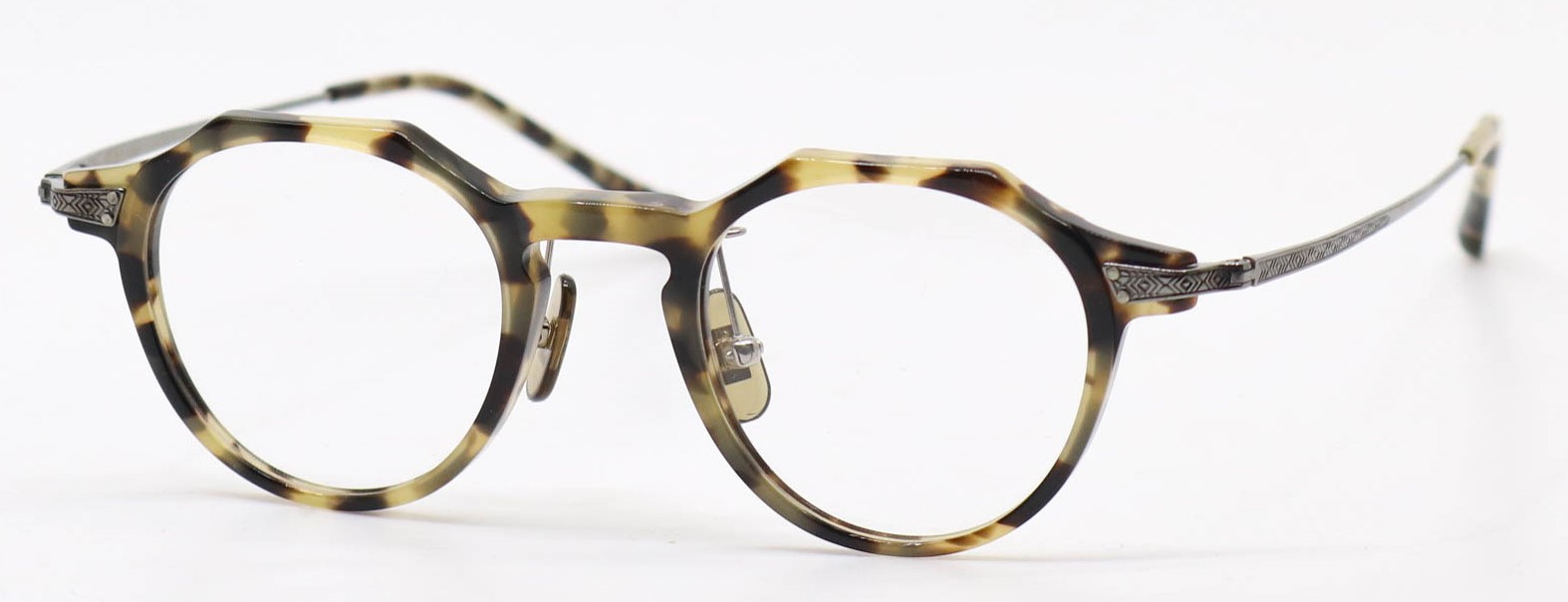 眼鏡のカラータイプC-2 Yellow-Tortoise/Gray