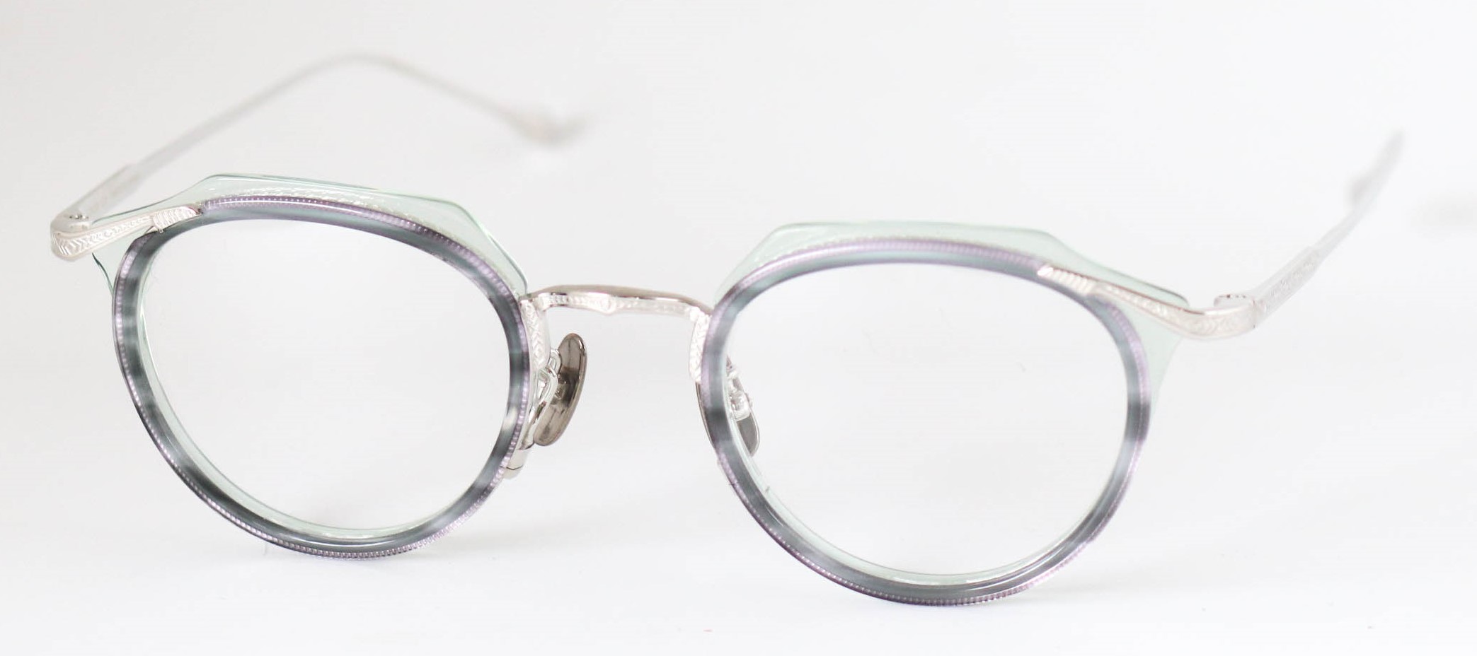 眼鏡のカラータイプC-2 Gray-LightLime/Silver