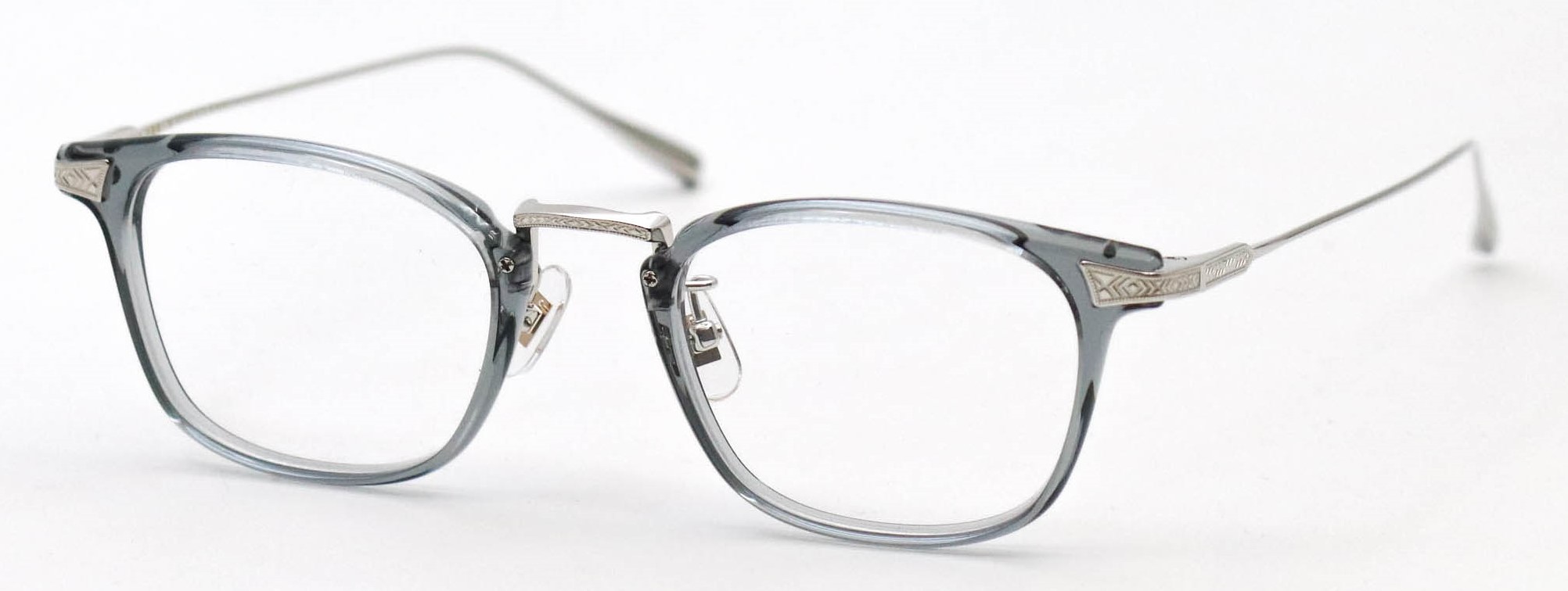 眼鏡のカラータイプC-3 Light-BlueGray/Silver