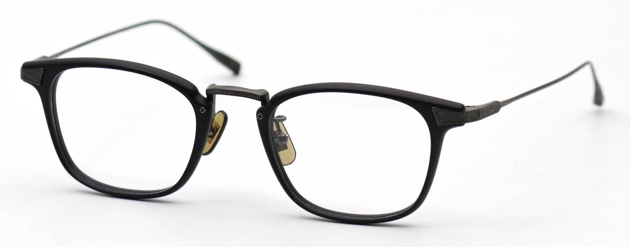 眼鏡のカラータイプC-4 BlackMatt/Dark-GrayMatt