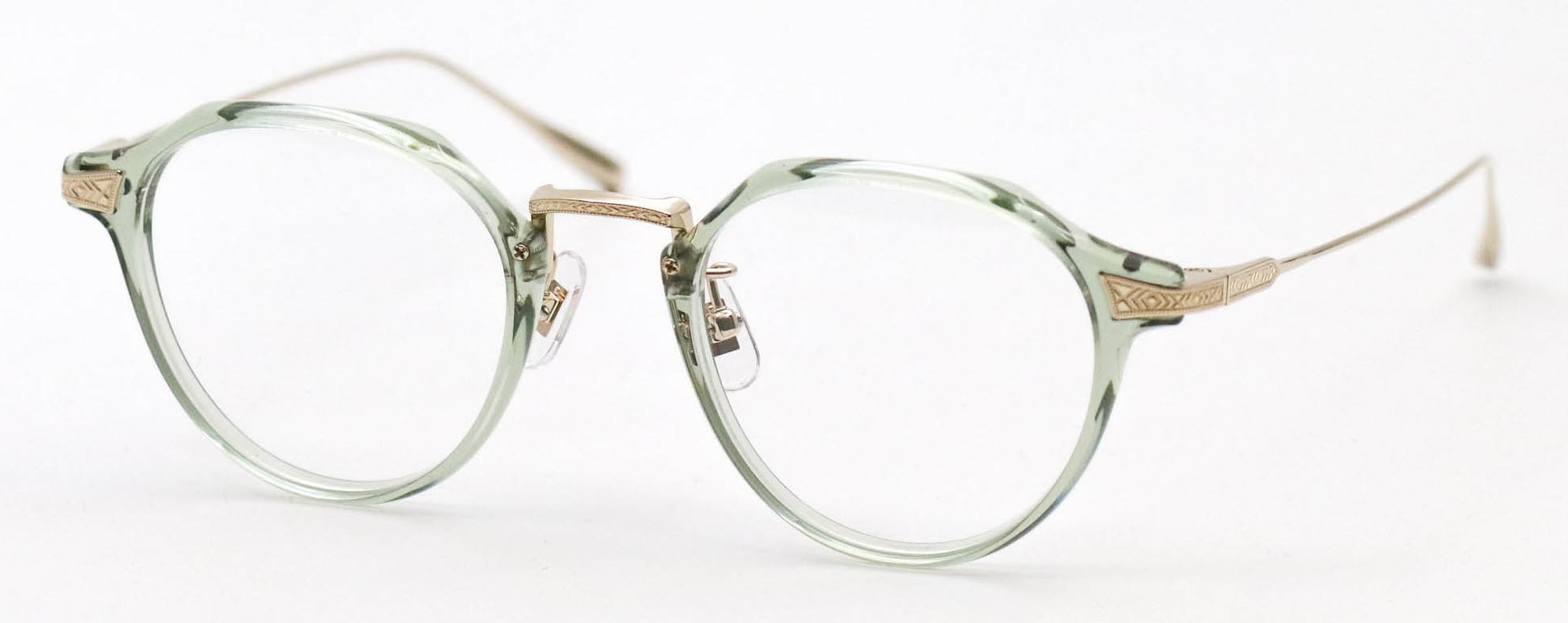 眼鏡のカラータイプC-5 Light-Green/Gold