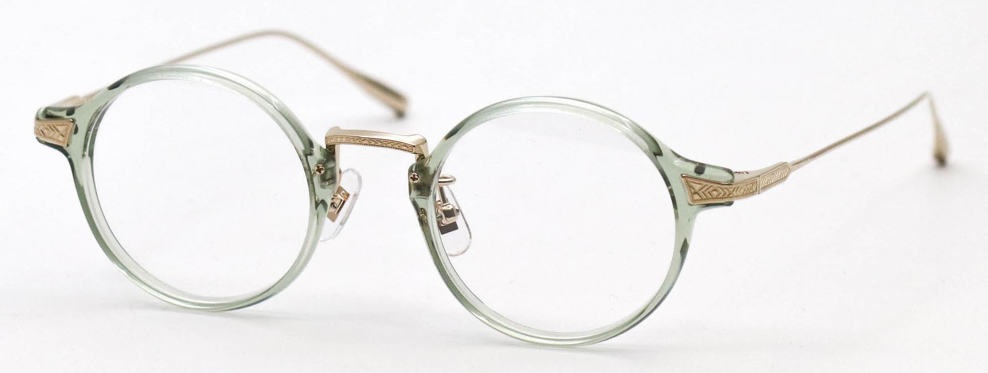 眼鏡のカラータイプC-5 Light-Green/Gold