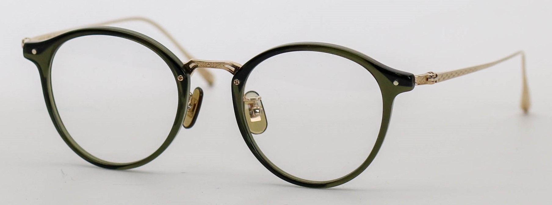 眼鏡のカラータイプC-5 Khaki/Gold